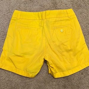 J.Crew Bright Yellow Chino Shorts 5" inseam-Size 0
